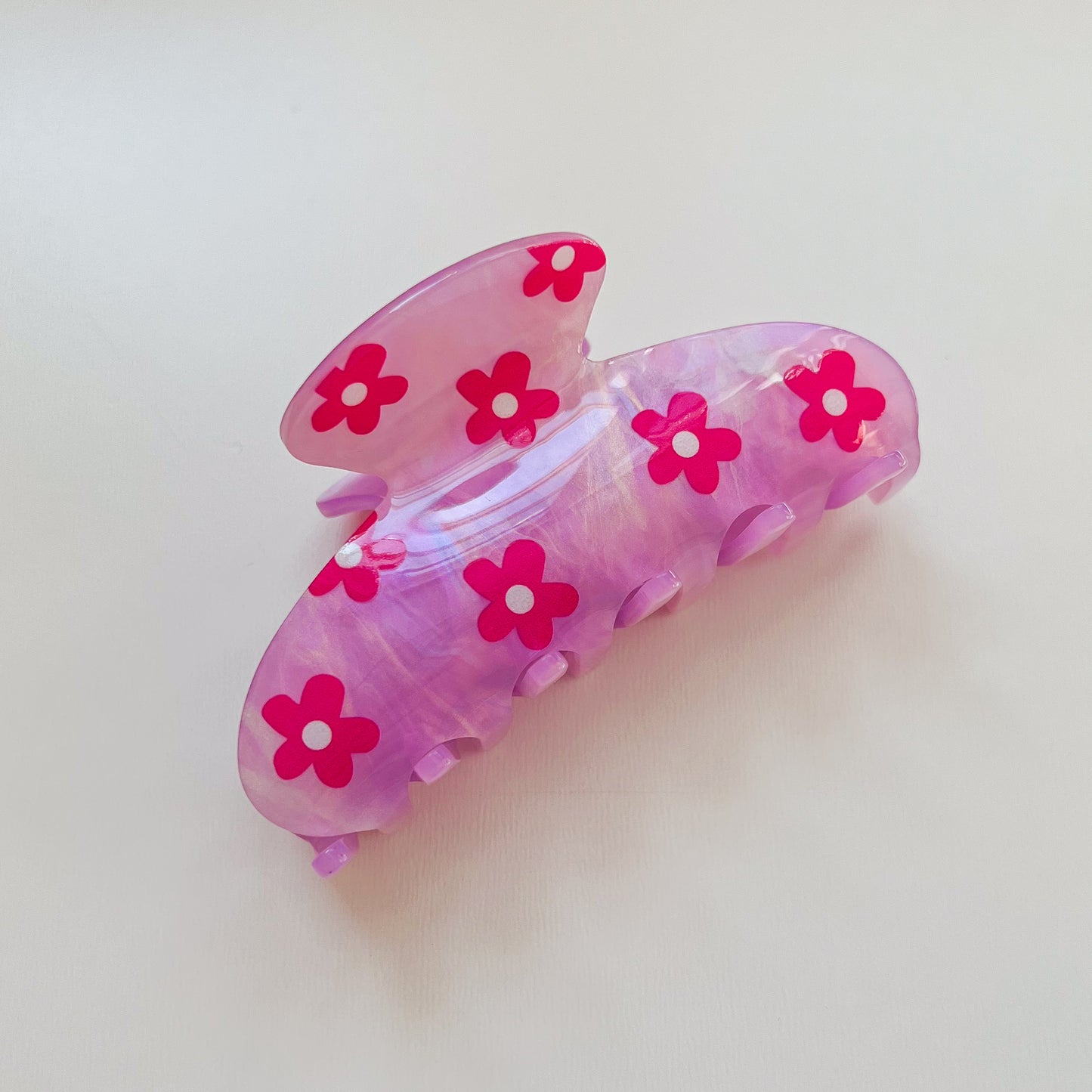 flower power hair clip