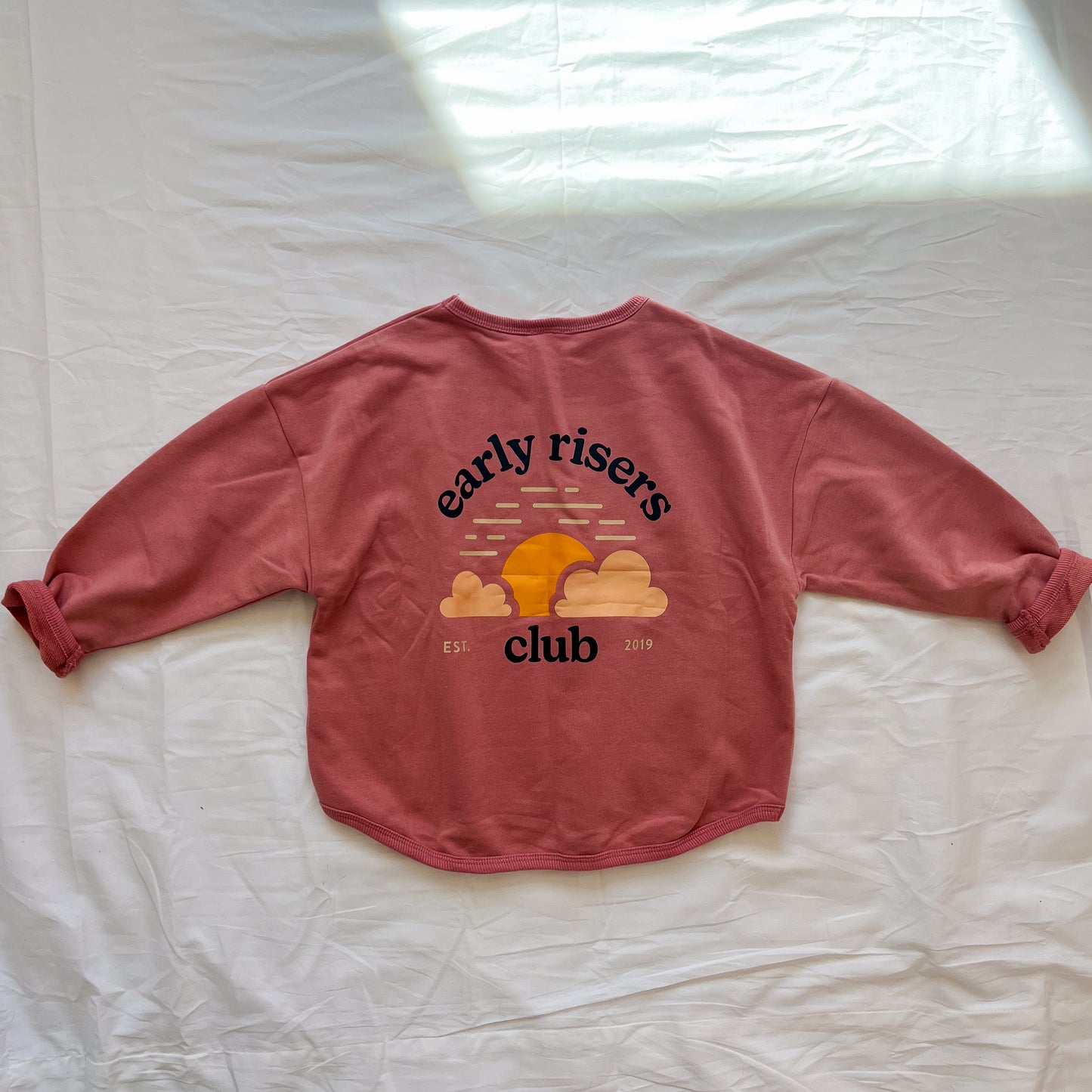 early risers club - pullover