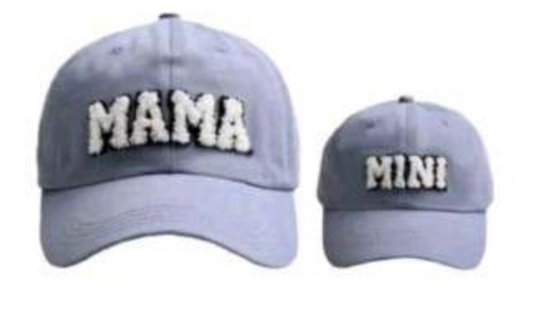 mama & mini embroidered ball caps