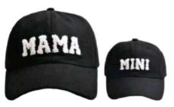 mama & mini embroidered ball caps